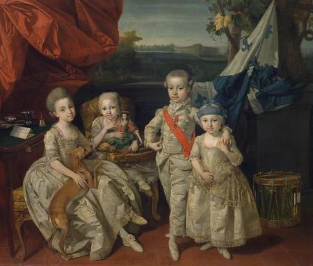 Johann Zoffany The children of Ferdinand of Parma China oil painting art